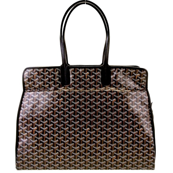 Goyard Handbags - Goyard Brown and Black Travel Bag🖤VTT12150 Sac Hardy EUC 🖤🖤🖤